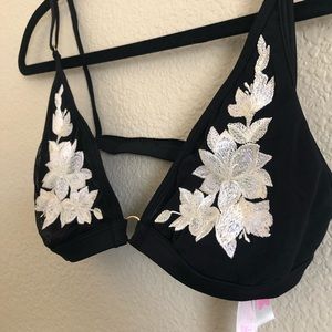 Embroidered, Unlined Bralette by PINK